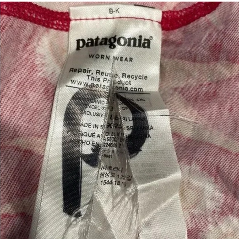 NEW Patagonia Women XS Dress Edisto Reef‎ Pink Floral Tie Racerback Tropical - Picture 7 of 8